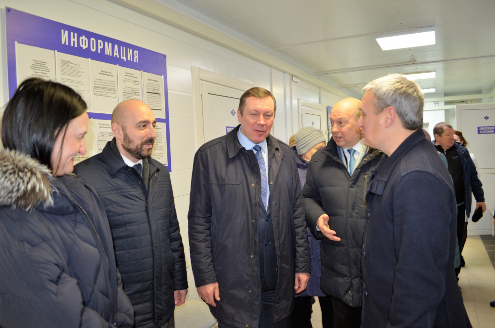 На пересечении Троицкой и Михайловской открылась модульная поликлиника