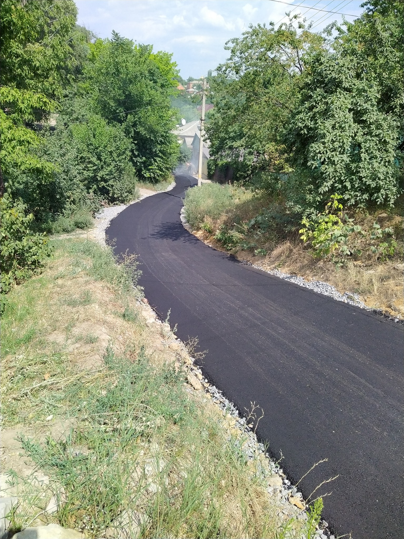 Ремонт дороги на Красноармейской